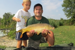 Carpfishing laghetto ai pioppi e anche una carpa cuoio presa