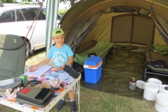 Scuola di Carpfishing la nostra bivvy Leopard della Lucx